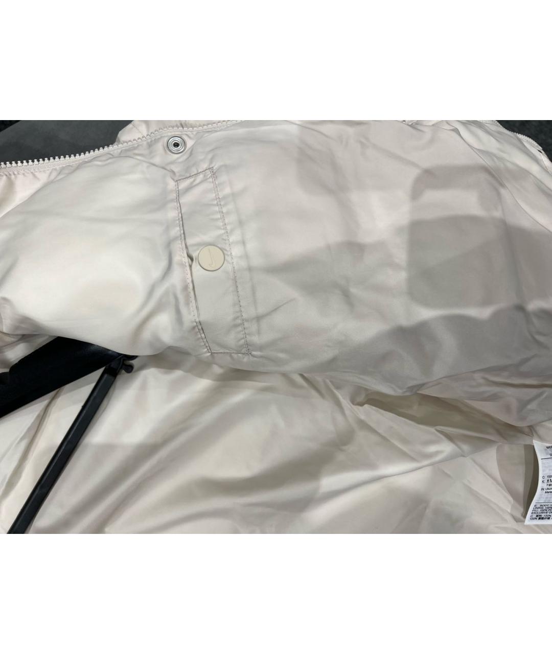 NIKE Бежевый полиэстеровый пуховик, фото 5