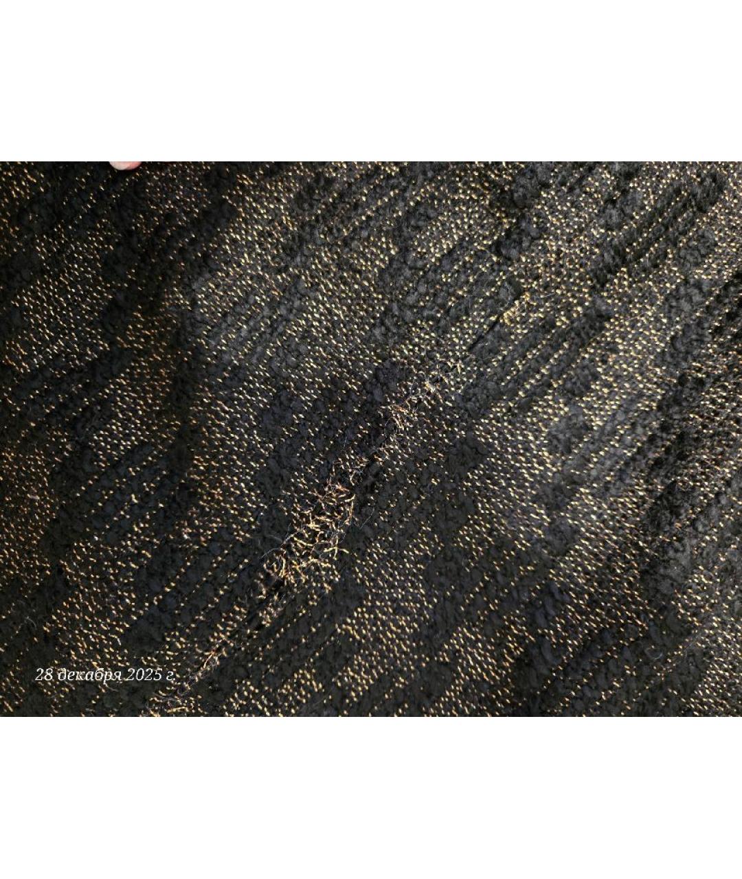 DOLCE&GABBANA Черное твидовое повседневное платье, фото 5