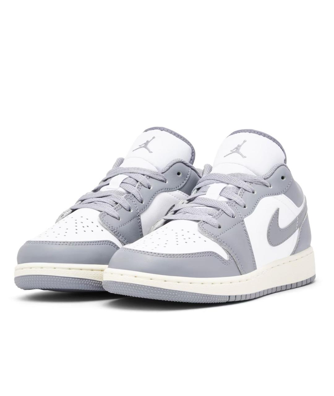 JORDAN Серые кожаные кроссовки, фото 6