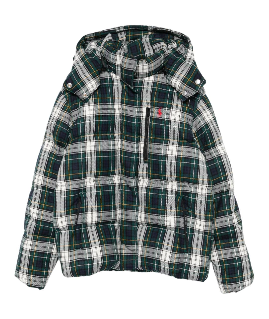 POLO RALPH LAUREN Зеленый пуховик, фото 1