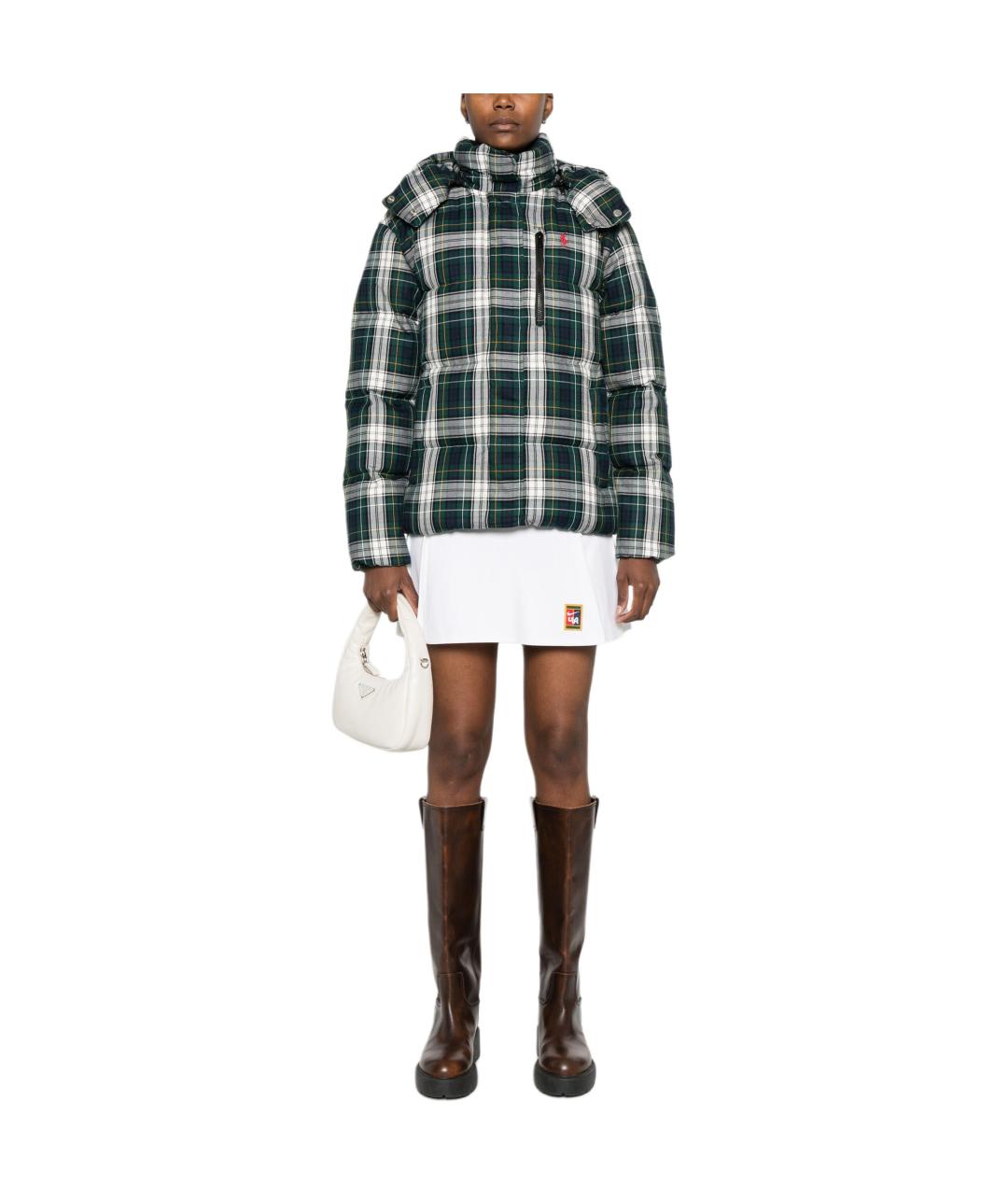 POLO RALPH LAUREN Зеленый пуховик, фото 2