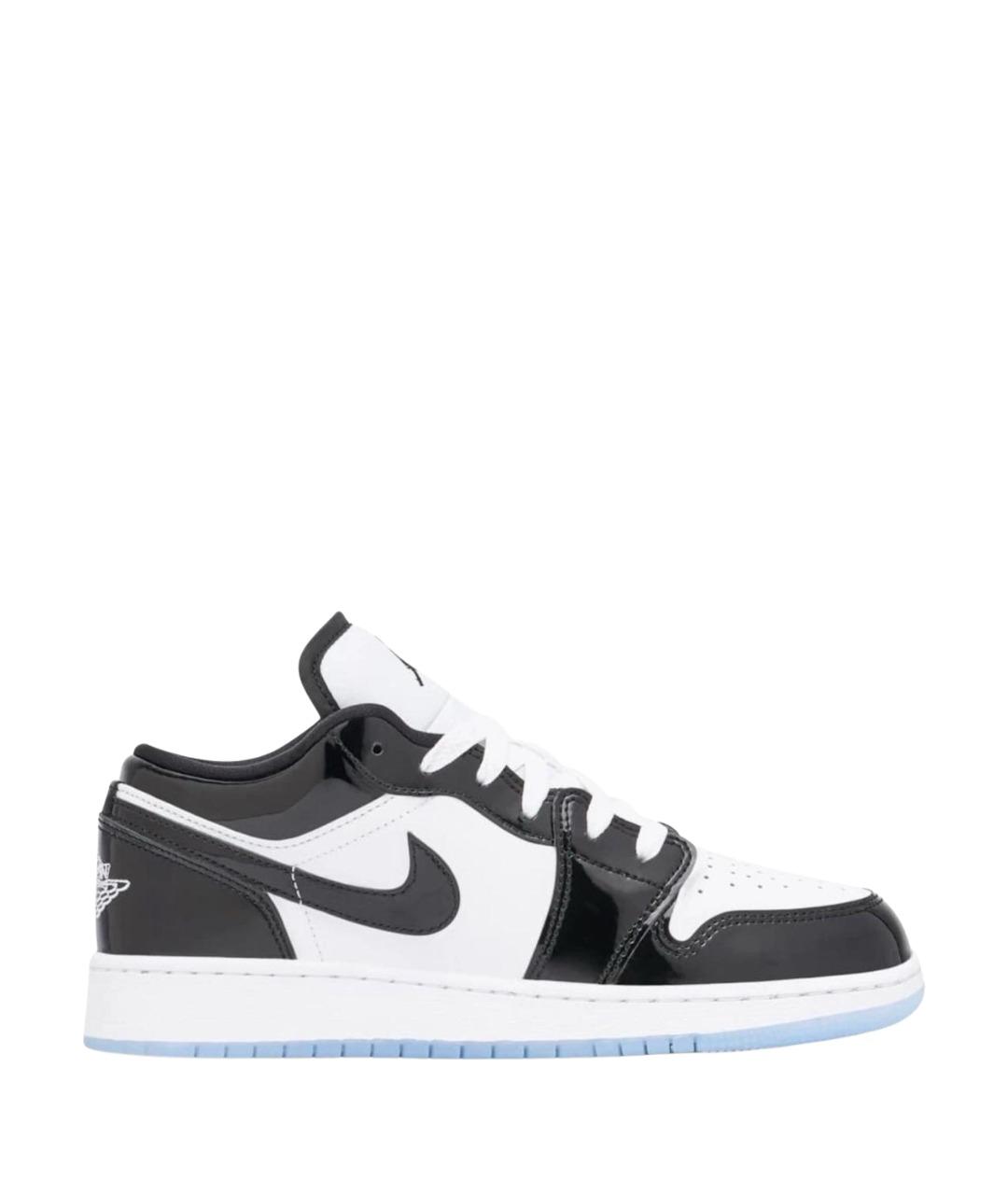 JORDAN Черные кроссовки из лакированной кожи, фото 1