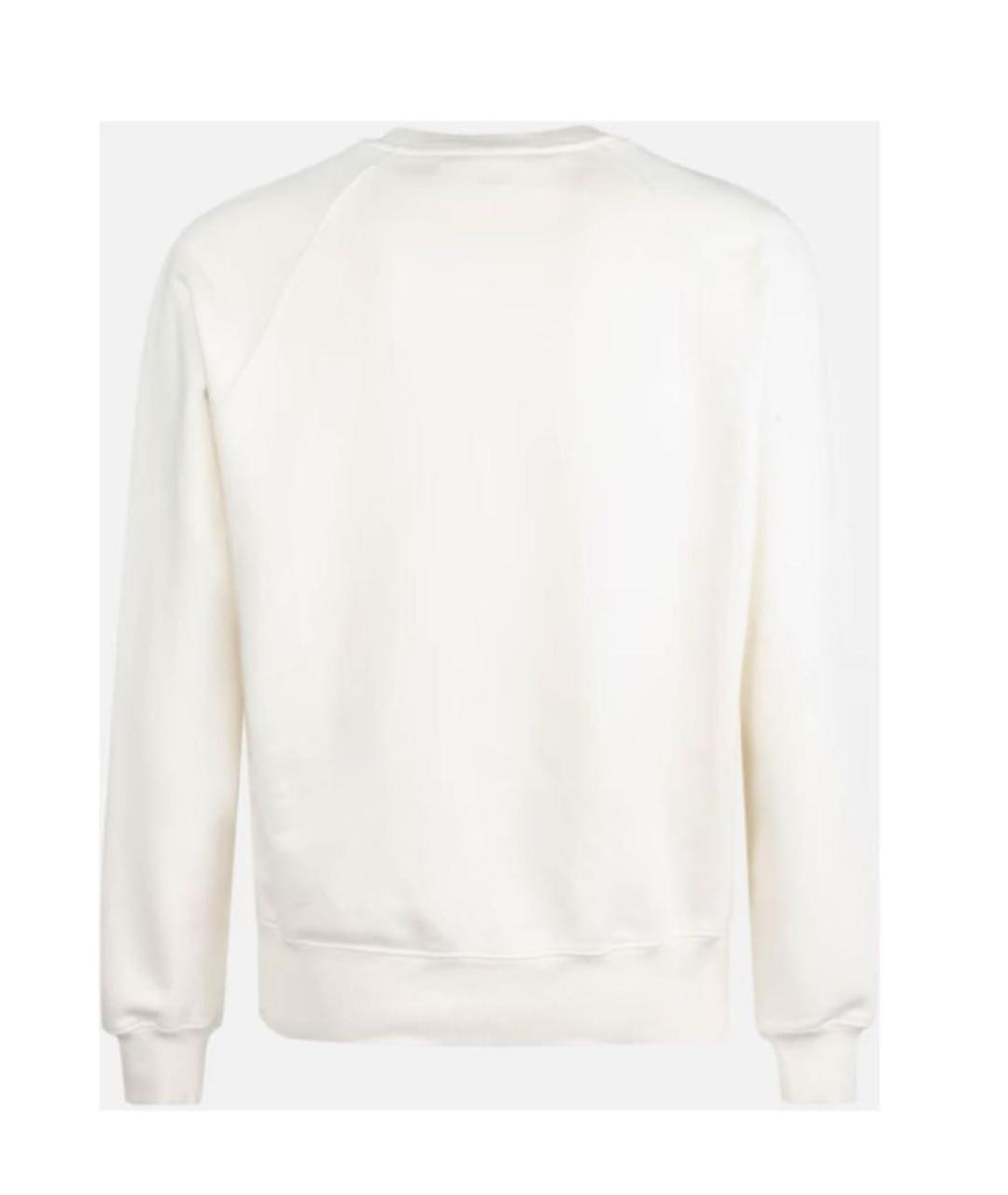 Ami Paris Бежевый хлопковый джемпер / свитер, фото 2