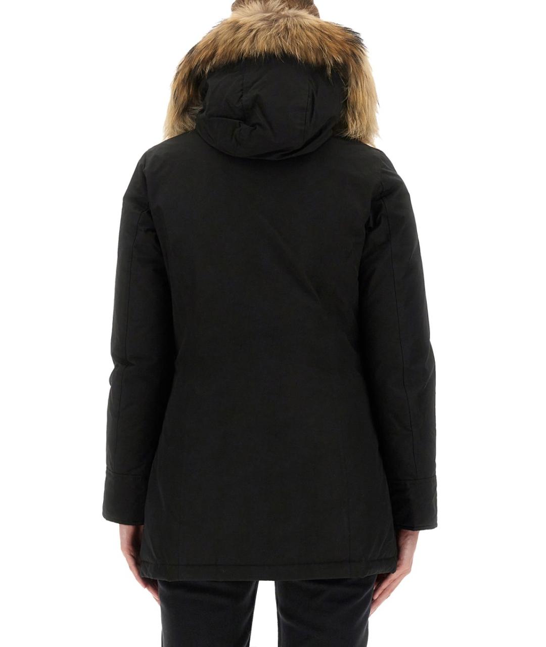 WOOLRICH Черная хлопковая парка, фото 4