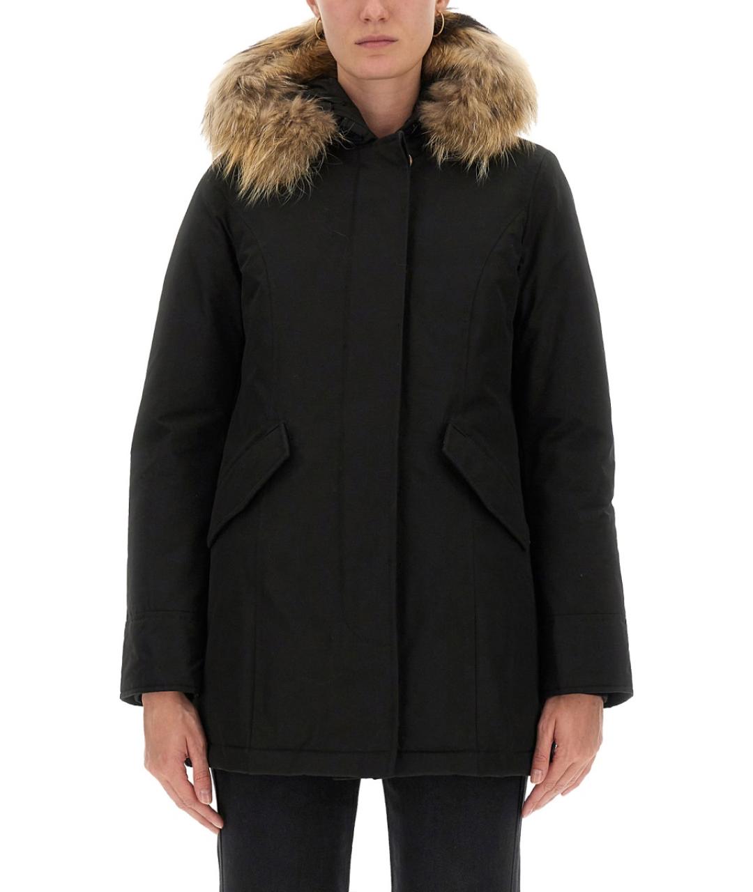 WOOLRICH Черная хлопковая парка, фото 5