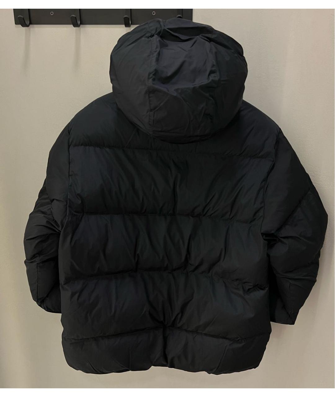 JORDAN Черный полиэстеровый пуховик, фото 2