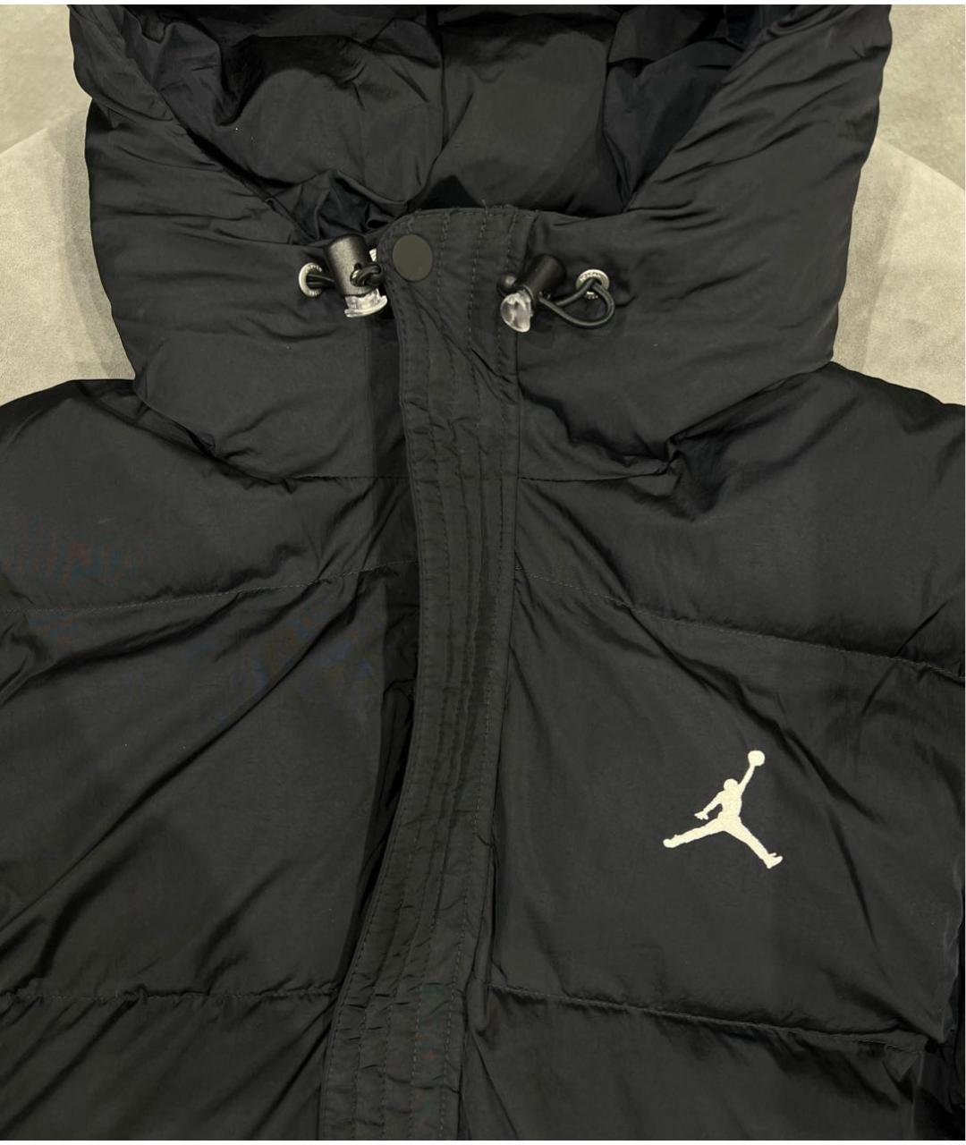 JORDAN Черный полиэстеровый пуховик, фото 4