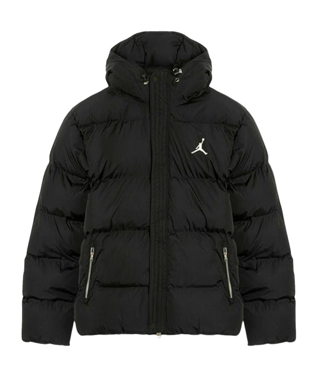 JORDAN Черный полиэстеровый пуховик, фото 1