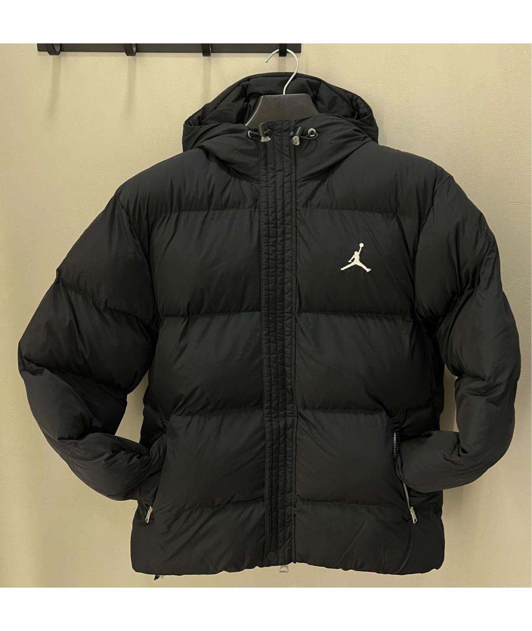 JORDAN Черный полиэстеровый пуховик, фото 6