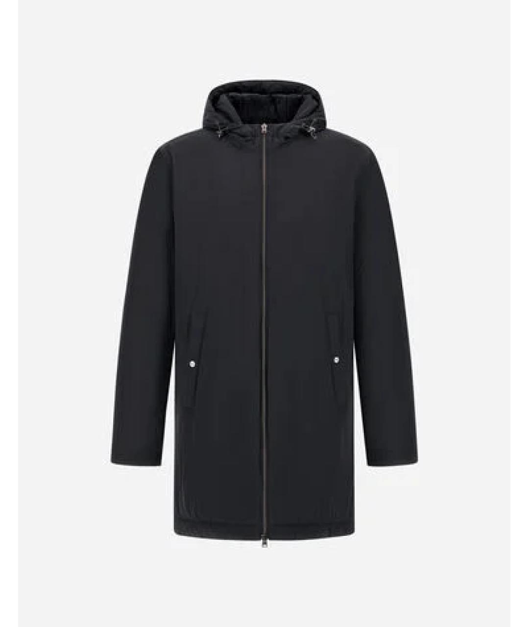 HERNO Синяя полиамидовая парка, фото 1