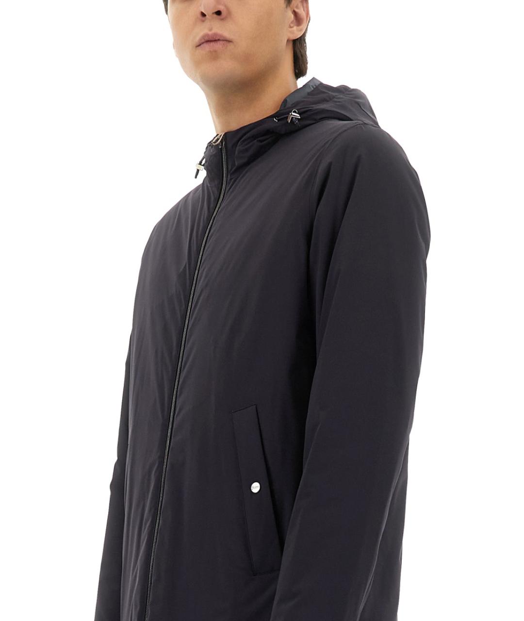 HERNO Синяя полиамидовая парка, фото 4