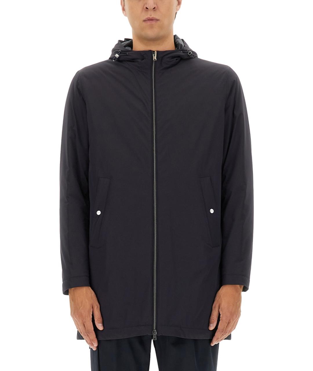 HERNO Синяя полиамидовая парка, фото 5