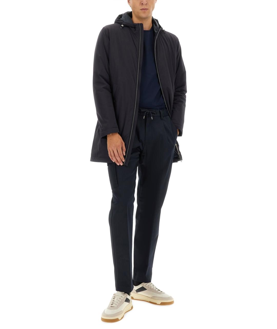 HERNO Синяя полиамидовая парка, фото 2