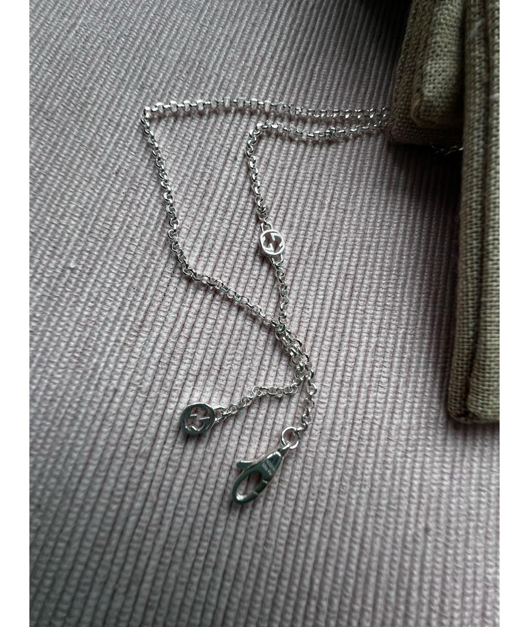 GUCCI Серебряная серебряная подвеска, фото 6