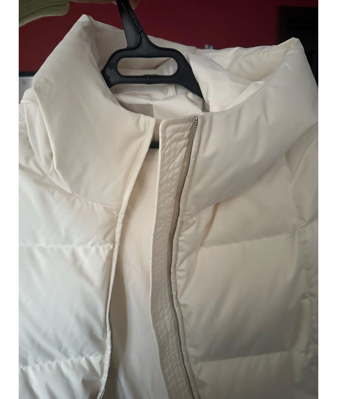 12 STOREEZ Белый полиэстеровый пуховик, фото 4