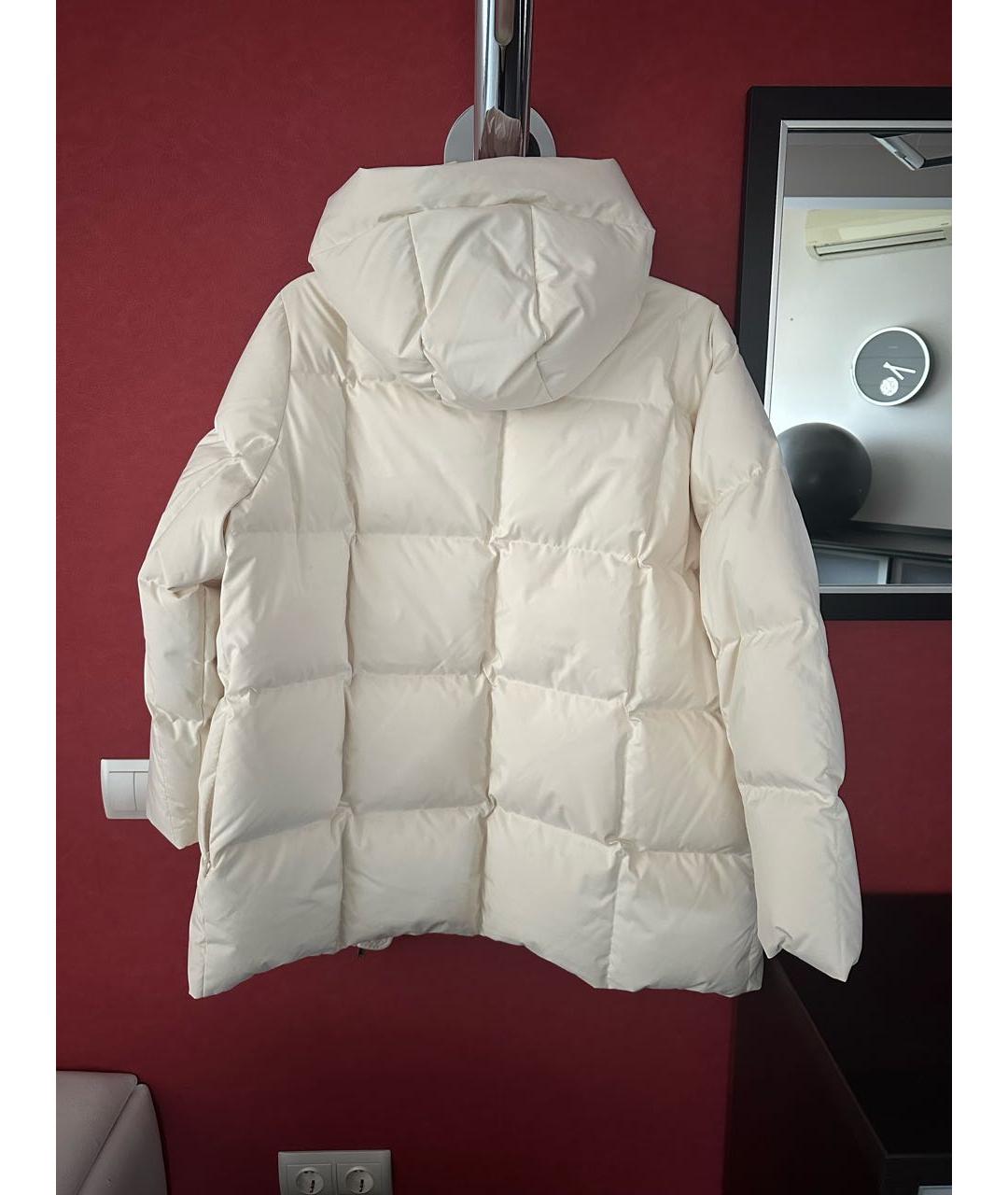 12 STOREEZ Белый полиэстеровый пуховик, фото 5