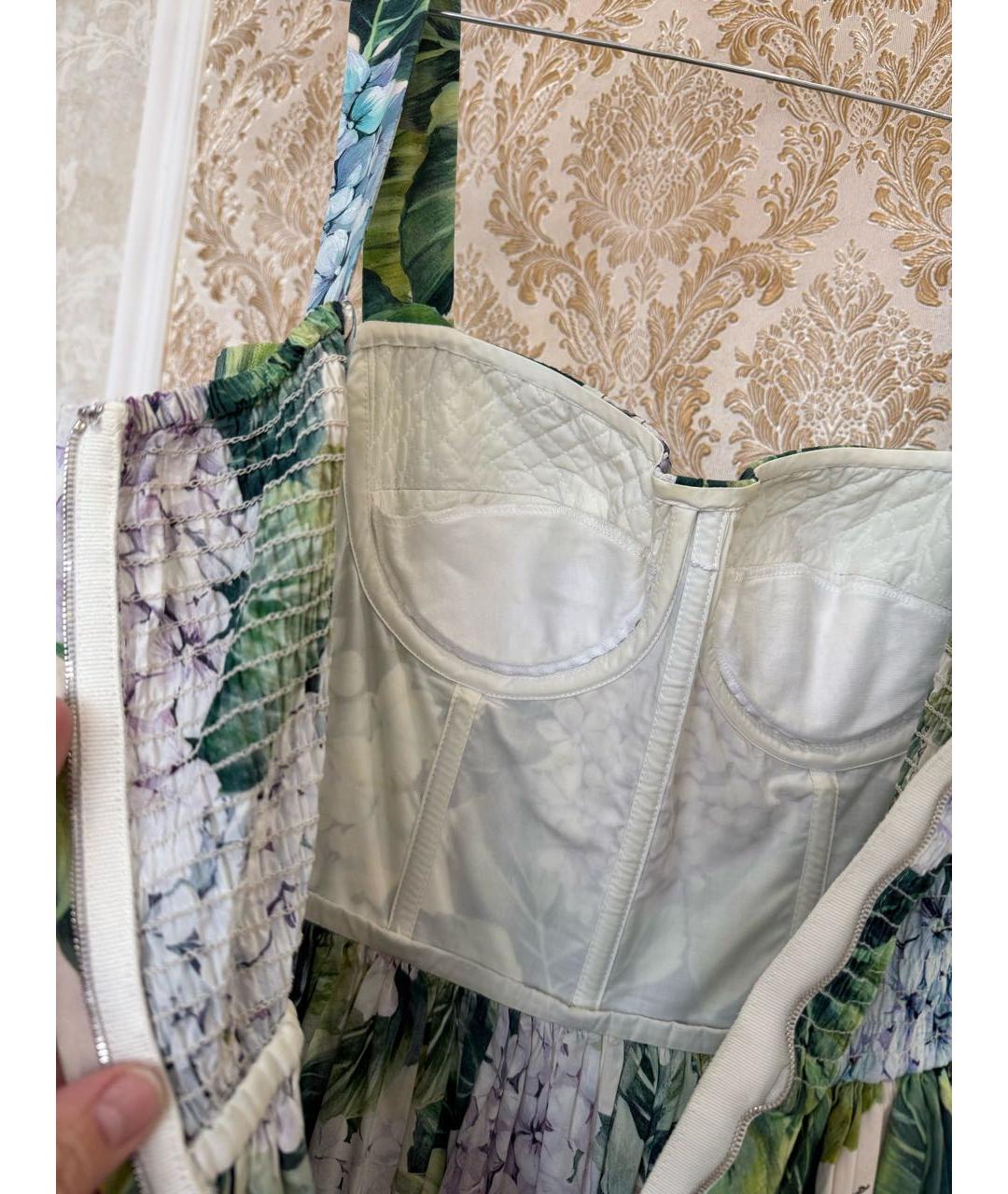 DOLCE&GABBANA Мульти хлопковый сарафан, фото 4