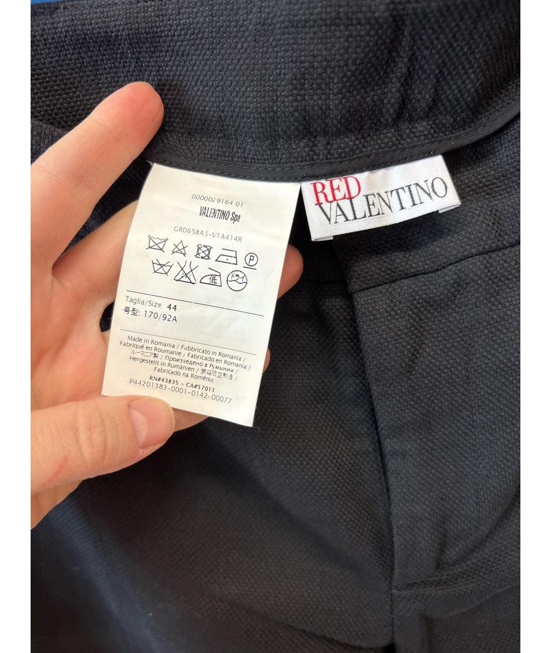 RED VALENTINO Бежевый льняной костюм с брюками, фото 8