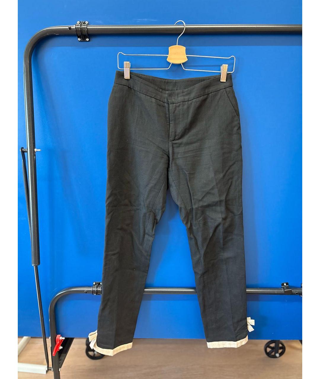 RED VALENTINO Бежевый льняной костюм с брюками, фото 2