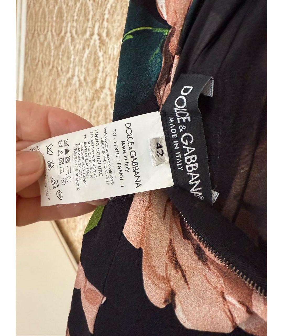 DOLCE&GABBANA Мульти вискозный костюм с юбками, фото 4