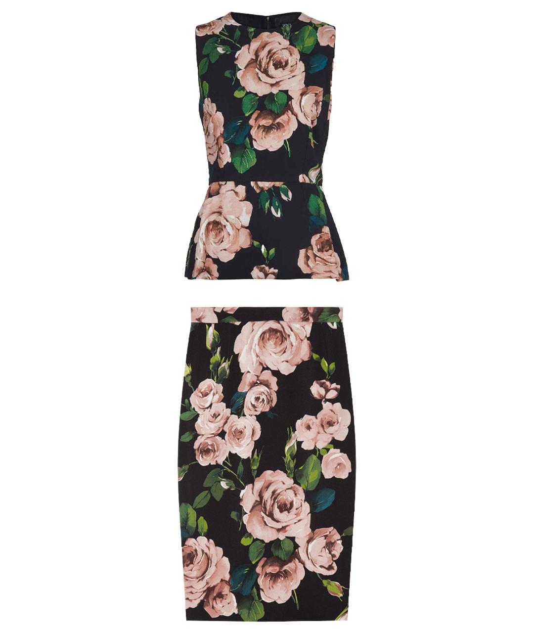 DOLCE&GABBANA Мульти вискозный костюм с юбками, фото 1