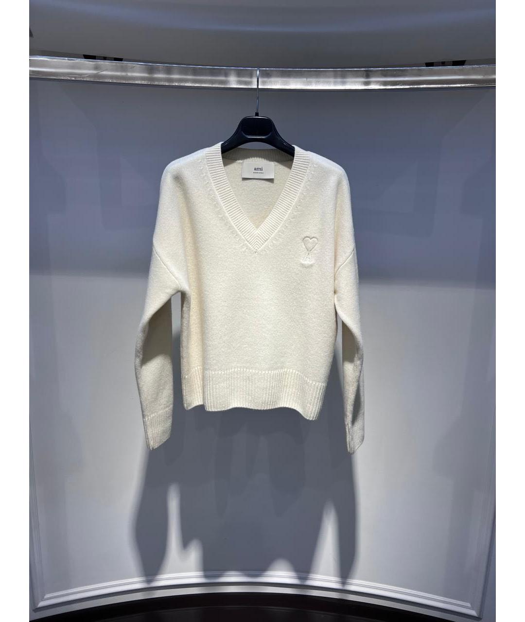 Ami Paris Бежевый джемпер / свитер, фото 3