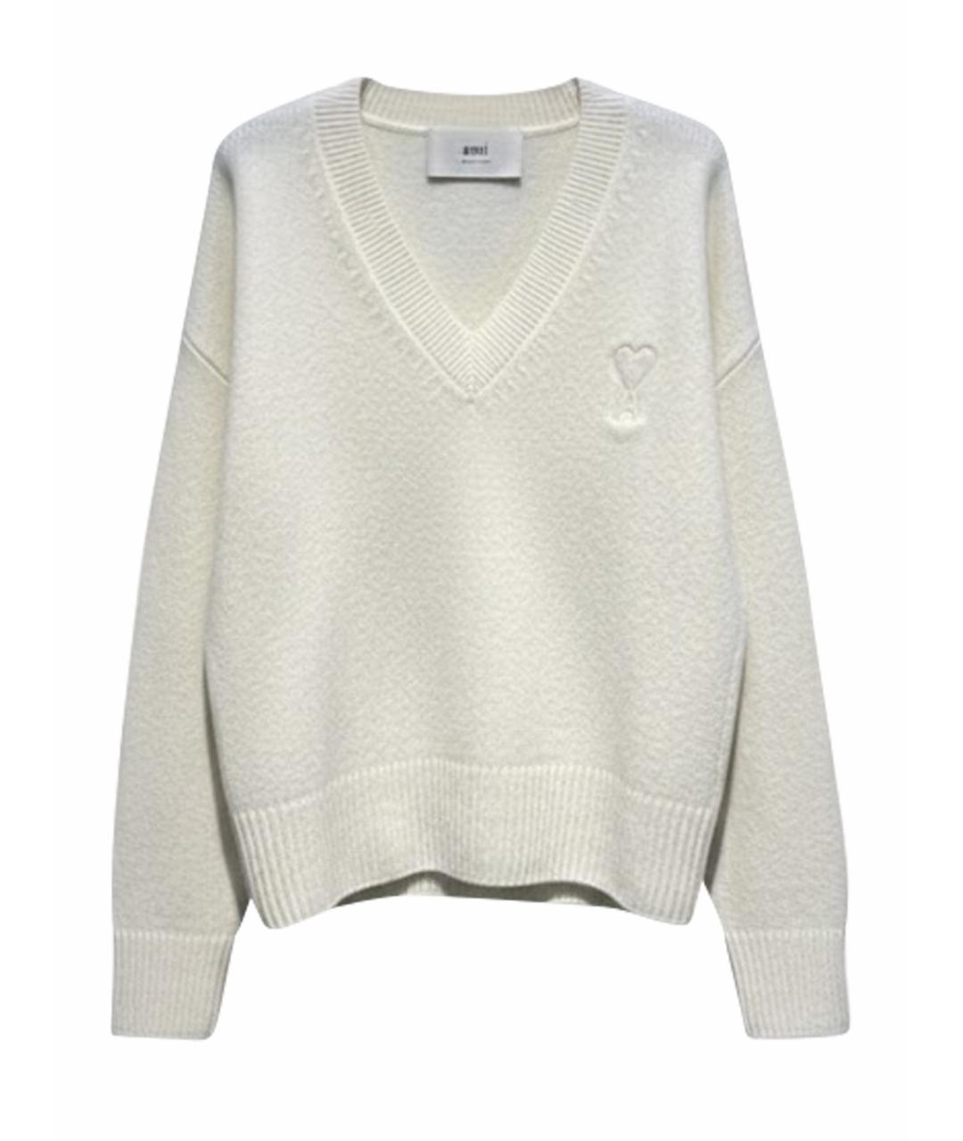 Ami Paris Бежевый джемпер / свитер, фото 1