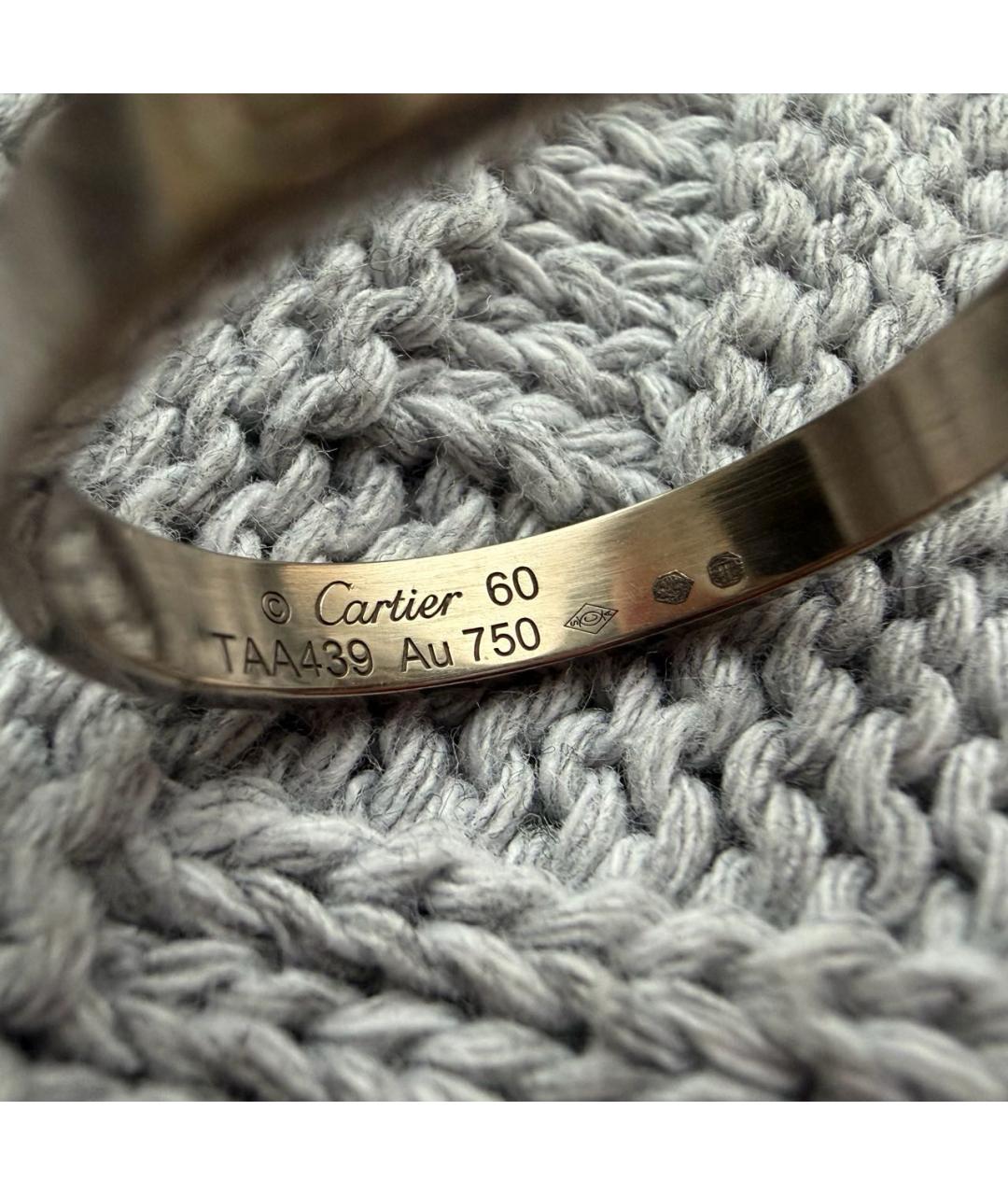 CARTIER Серебряное кольцо из белого золота, фото 8