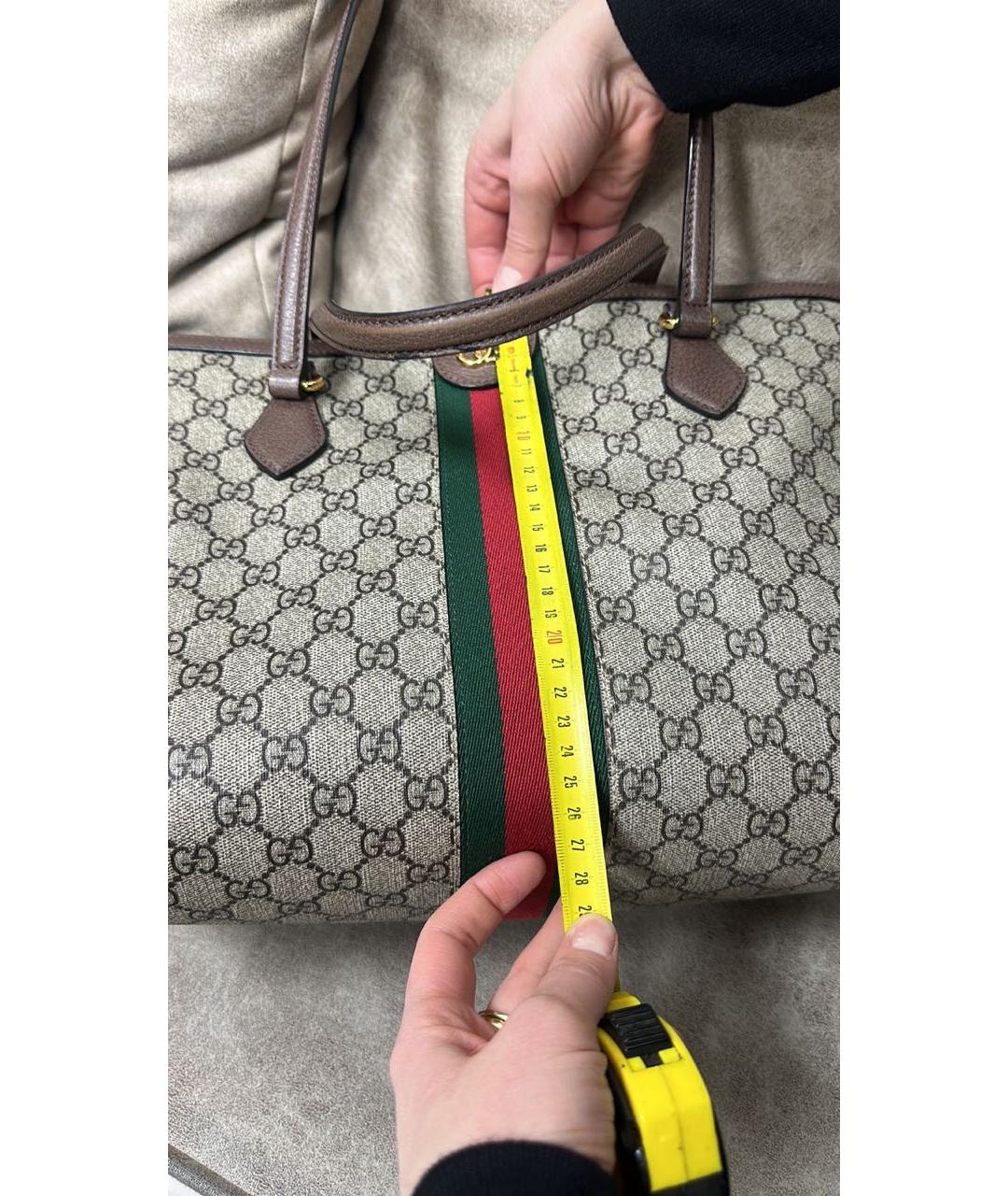 GUCCI Мульти кожаная сумка с короткими ручками, фото 2