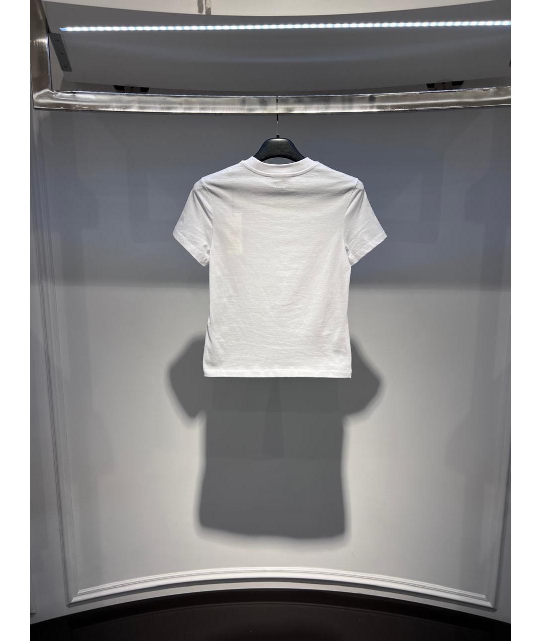 Ami Paris Белая хлопковая футболка, фото 3