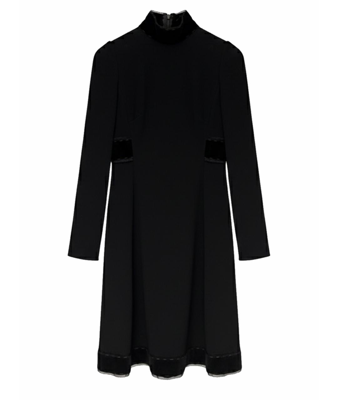 DOLCE&GABBANA Черное креповое вечернее платье, фото 1