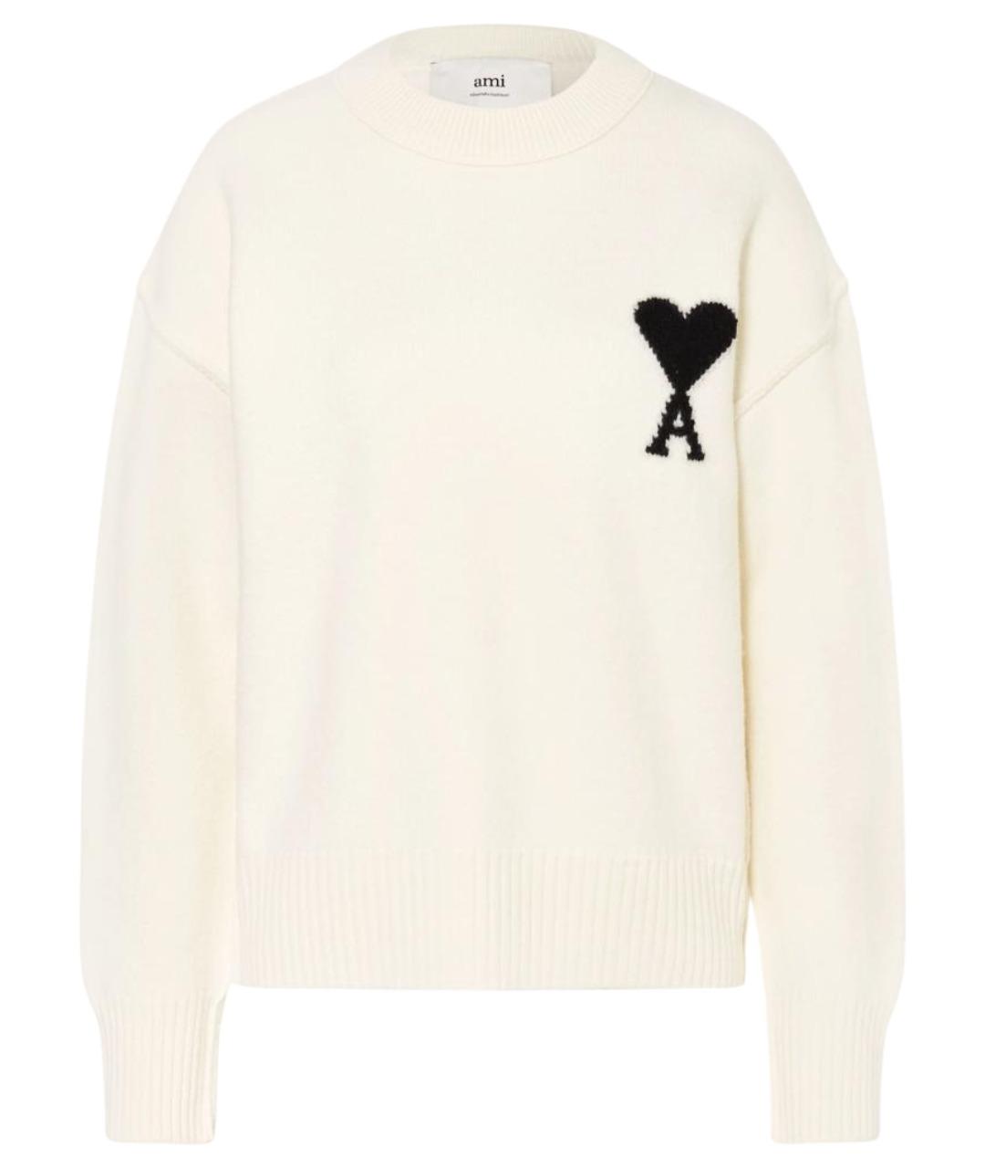 Ami Paris Бежевый джемпер / свитер, фото 1