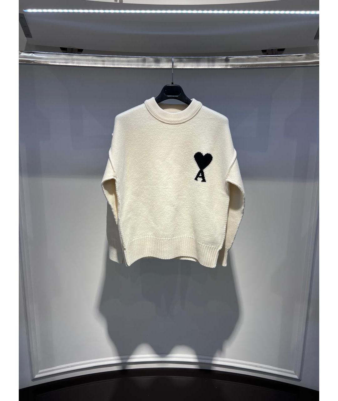 Ami Paris Бежевый джемпер / свитер, фото 2