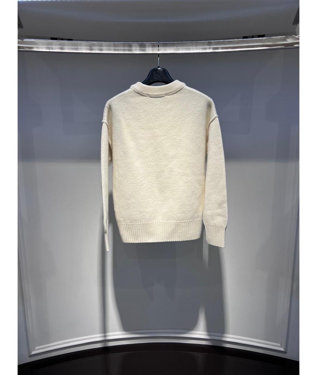 Ami Paris Бежевый джемпер / свитер, фото 3