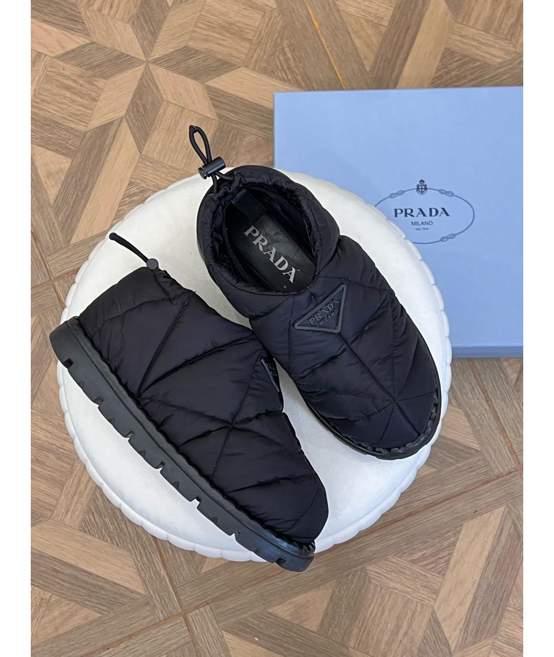 PRADA Черные ботинки, фото 5