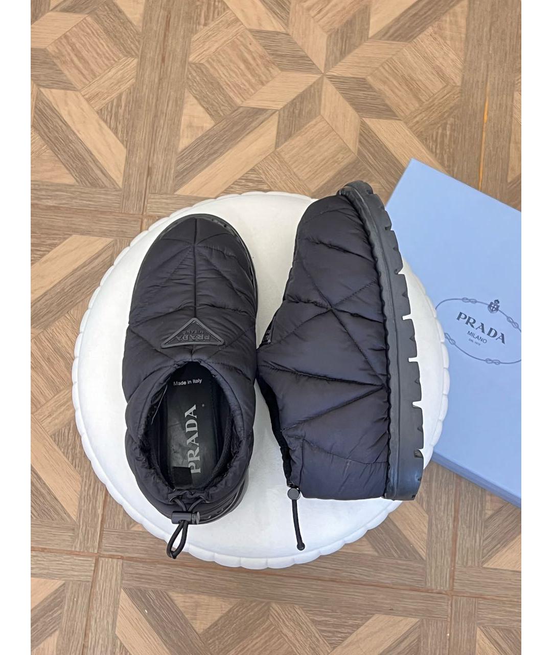 PRADA Черные ботинки, фото 3