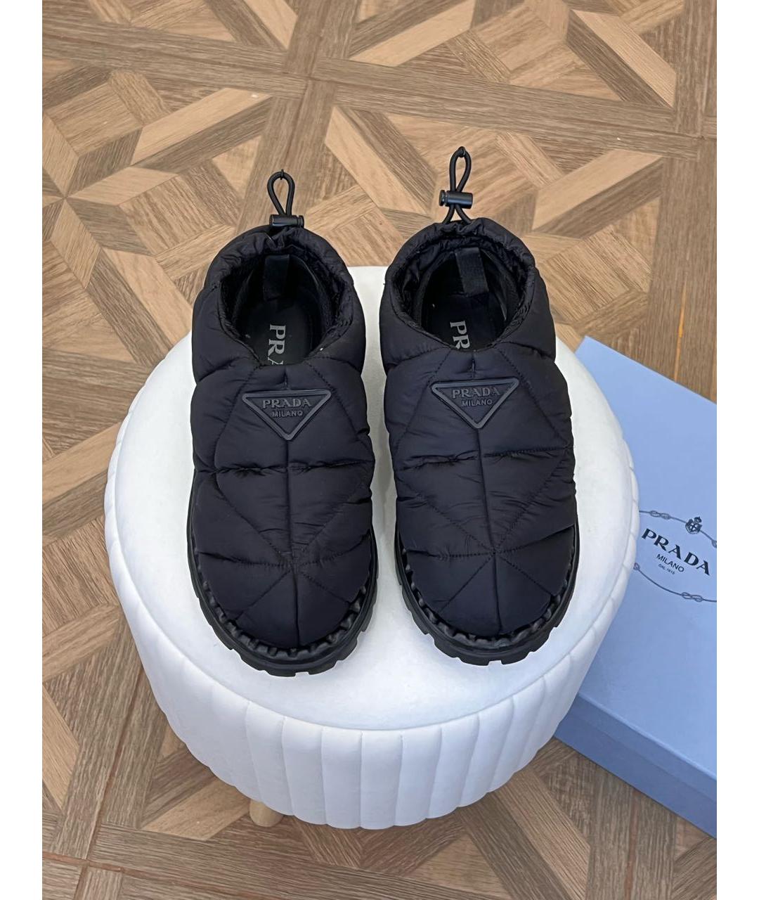 PRADA Черные ботинки, фото 2