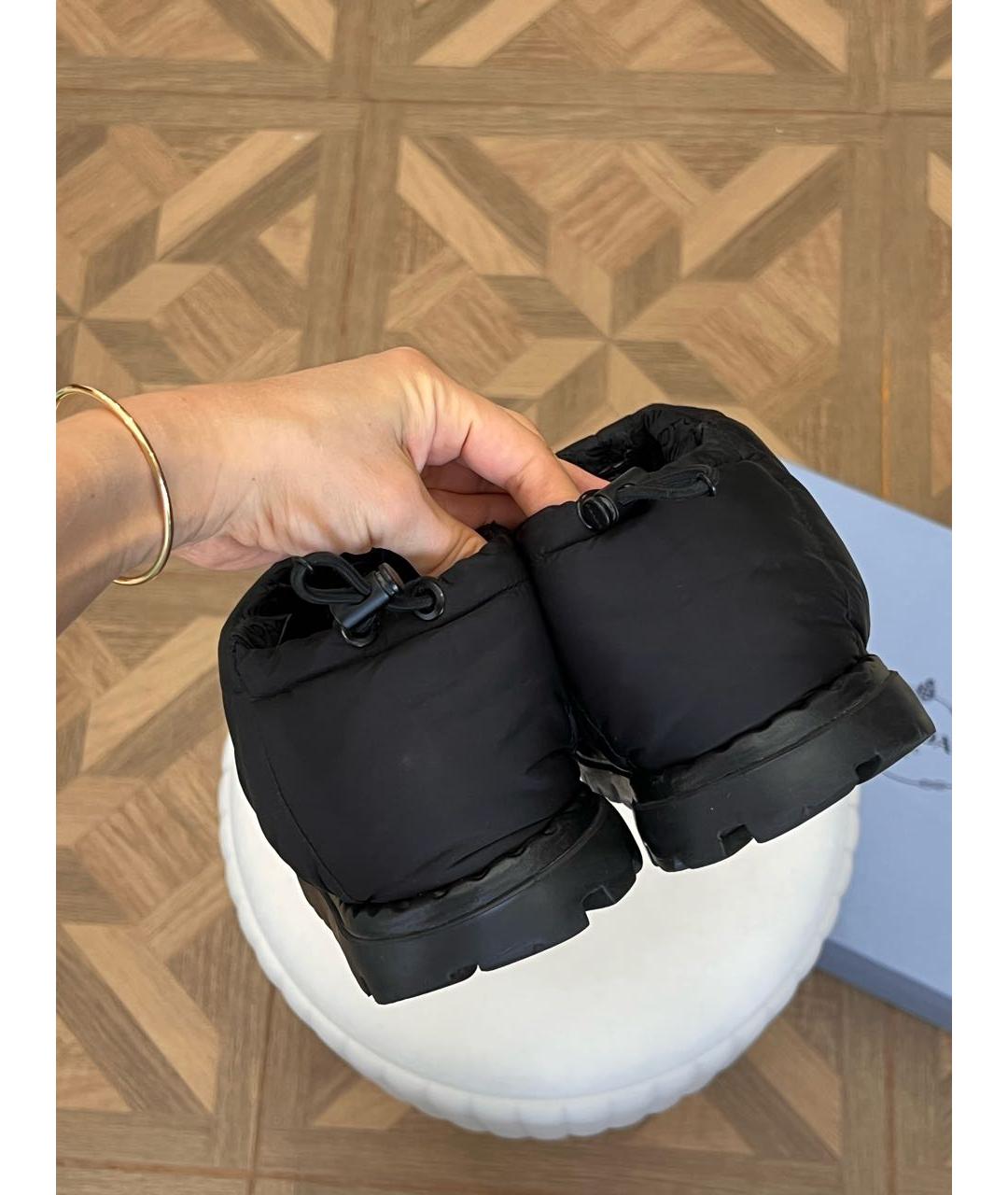 PRADA Черные ботинки, фото 4