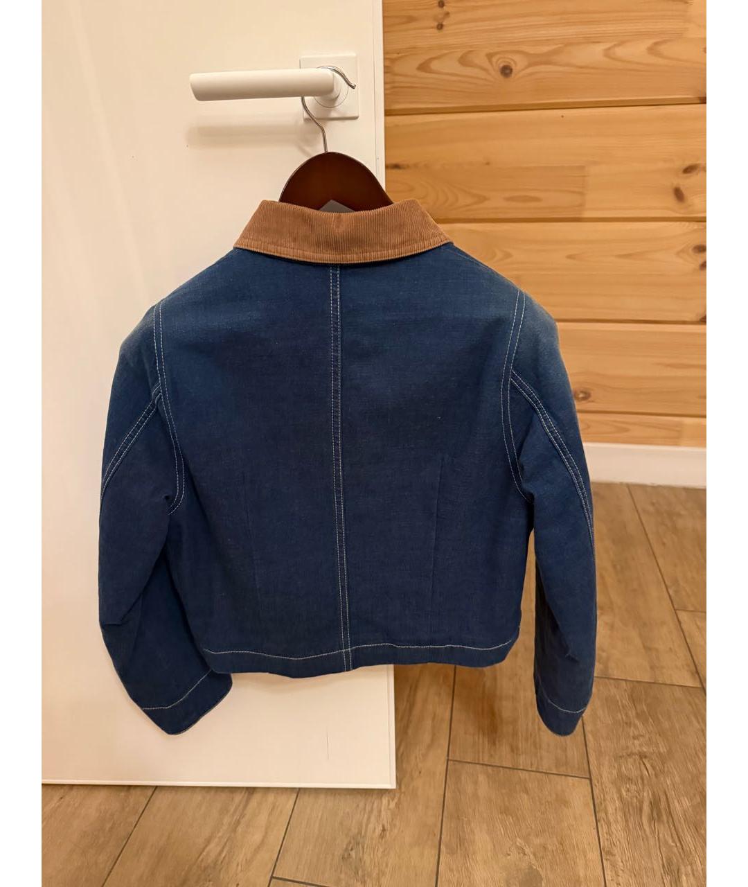 GUCCI Синяя деним куртка, фото 2