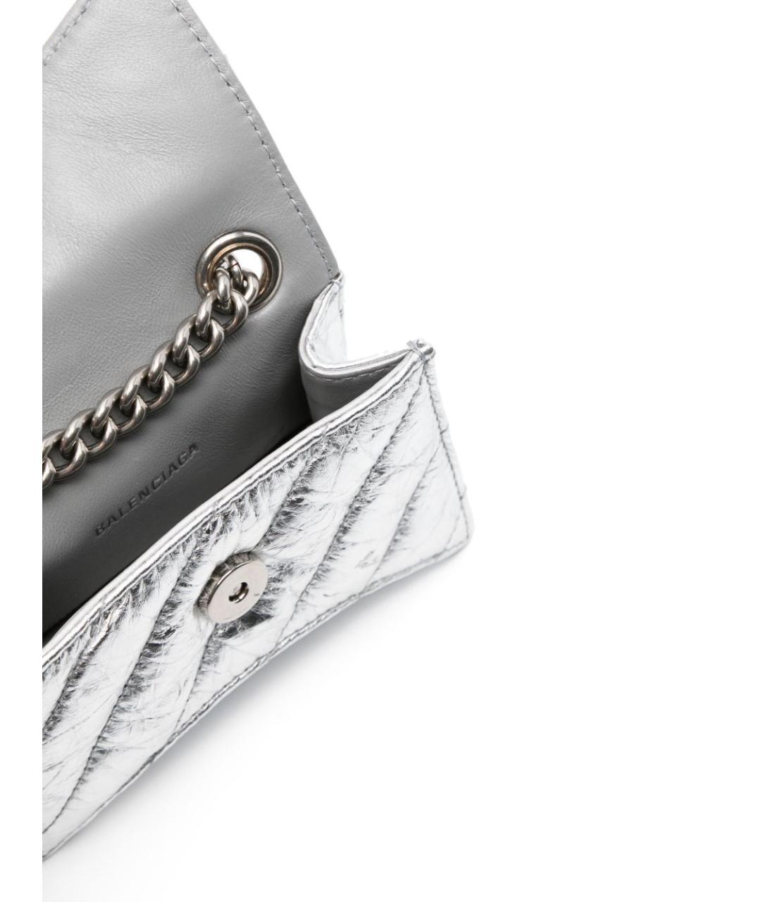 BALENCIAGA Серебряная сумка через плечо, фото 2