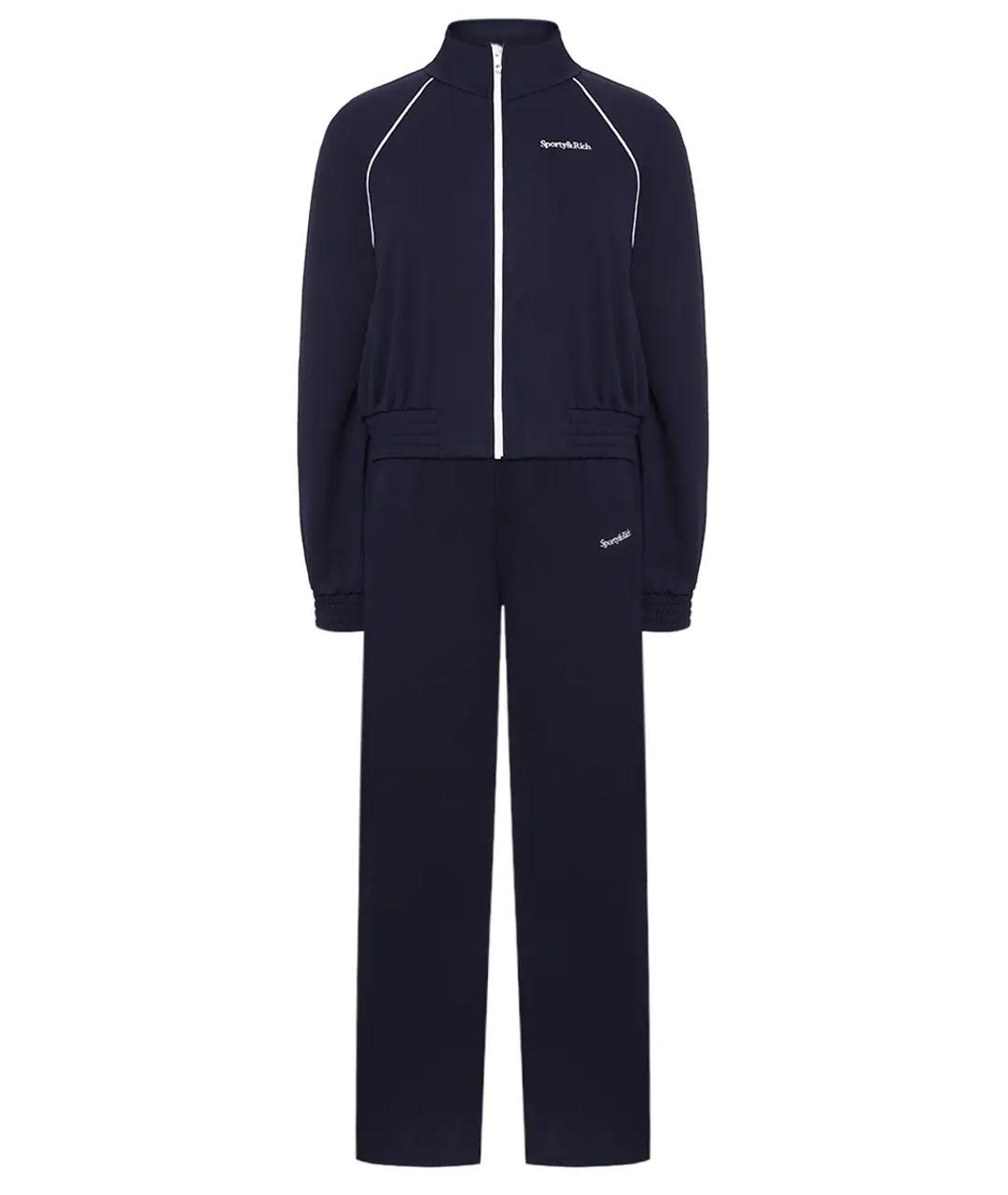 SPORTY AND RICH Синий полиэстеровый спортивные костюмы, фото 1