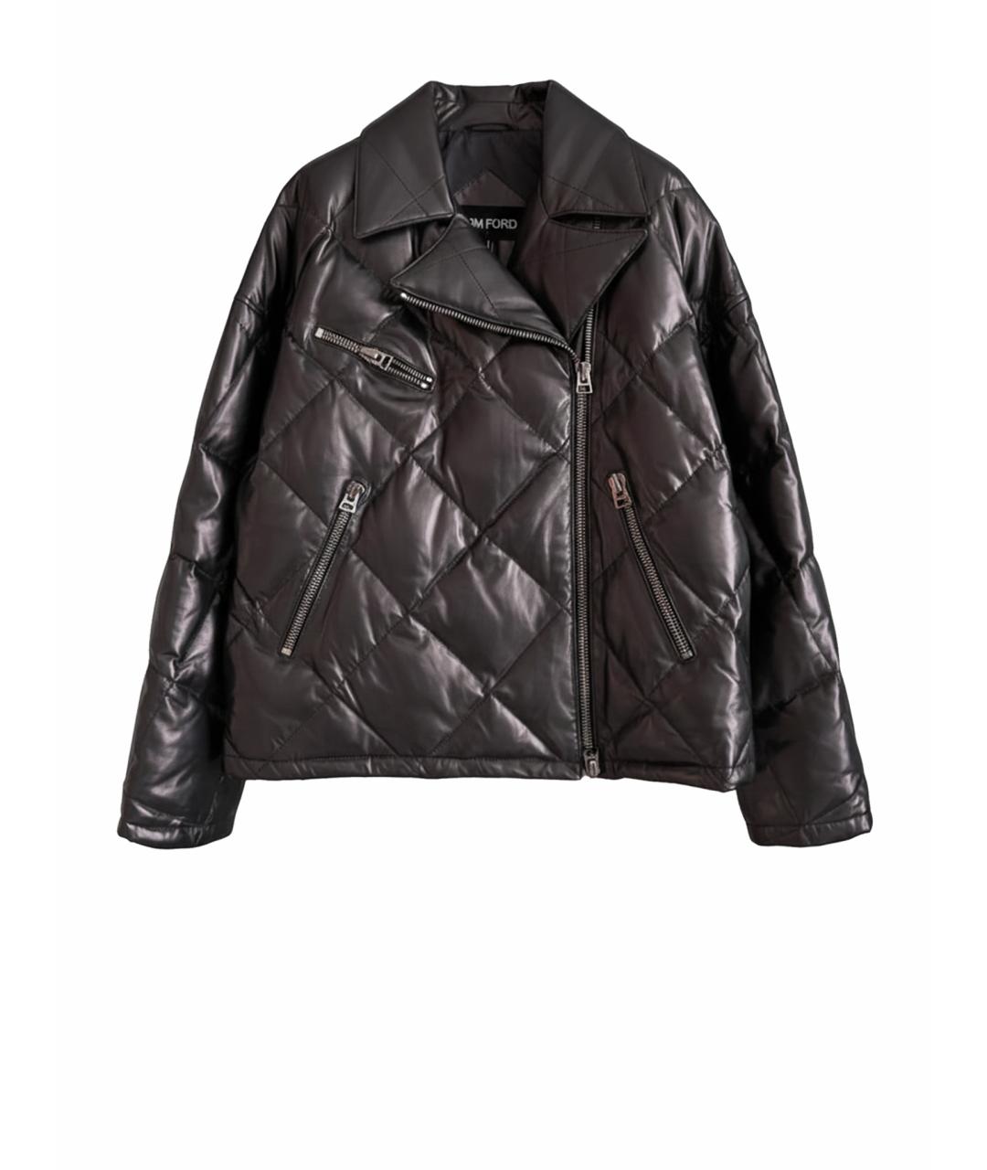TOM FORD Черная полиэстеровая куртка, фото 1