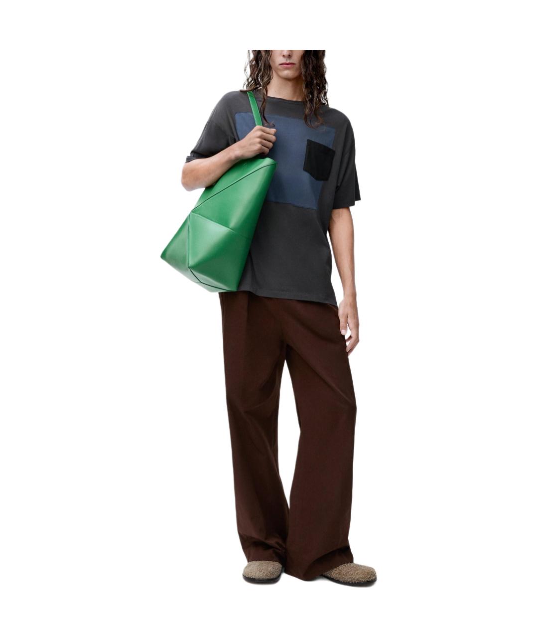 LOEWE Мульти хлопковая футболка, фото 4