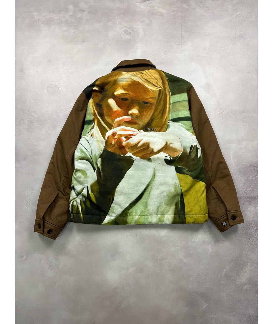 UNDERCOVER Коричневая полиэстеровая куртка, фото 2