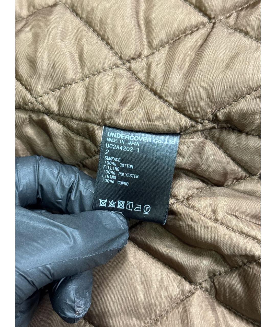 UNDERCOVER Коричневая полиэстеровая куртка, фото 8