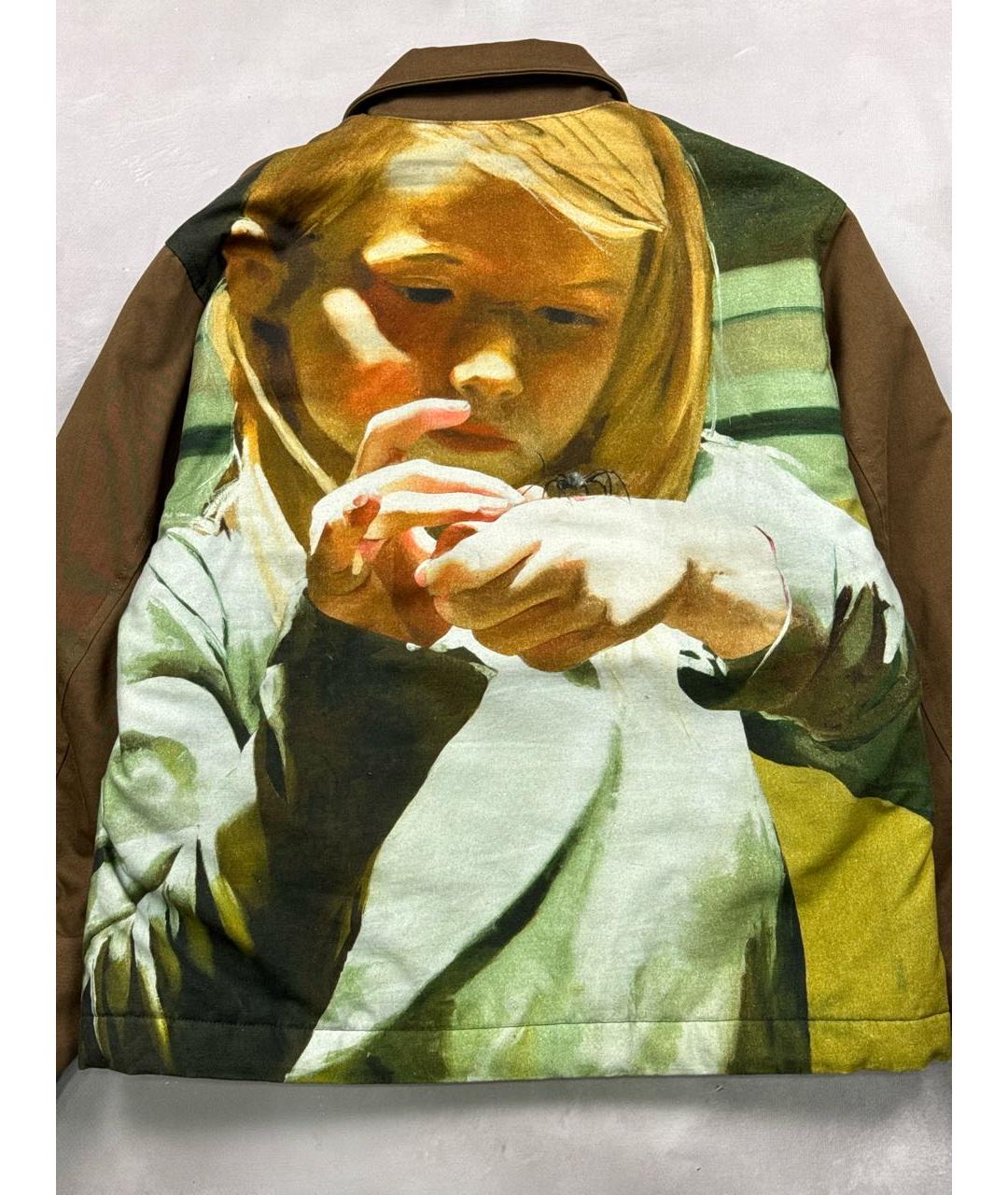 UNDERCOVER Коричневая полиэстеровая куртка, фото 4