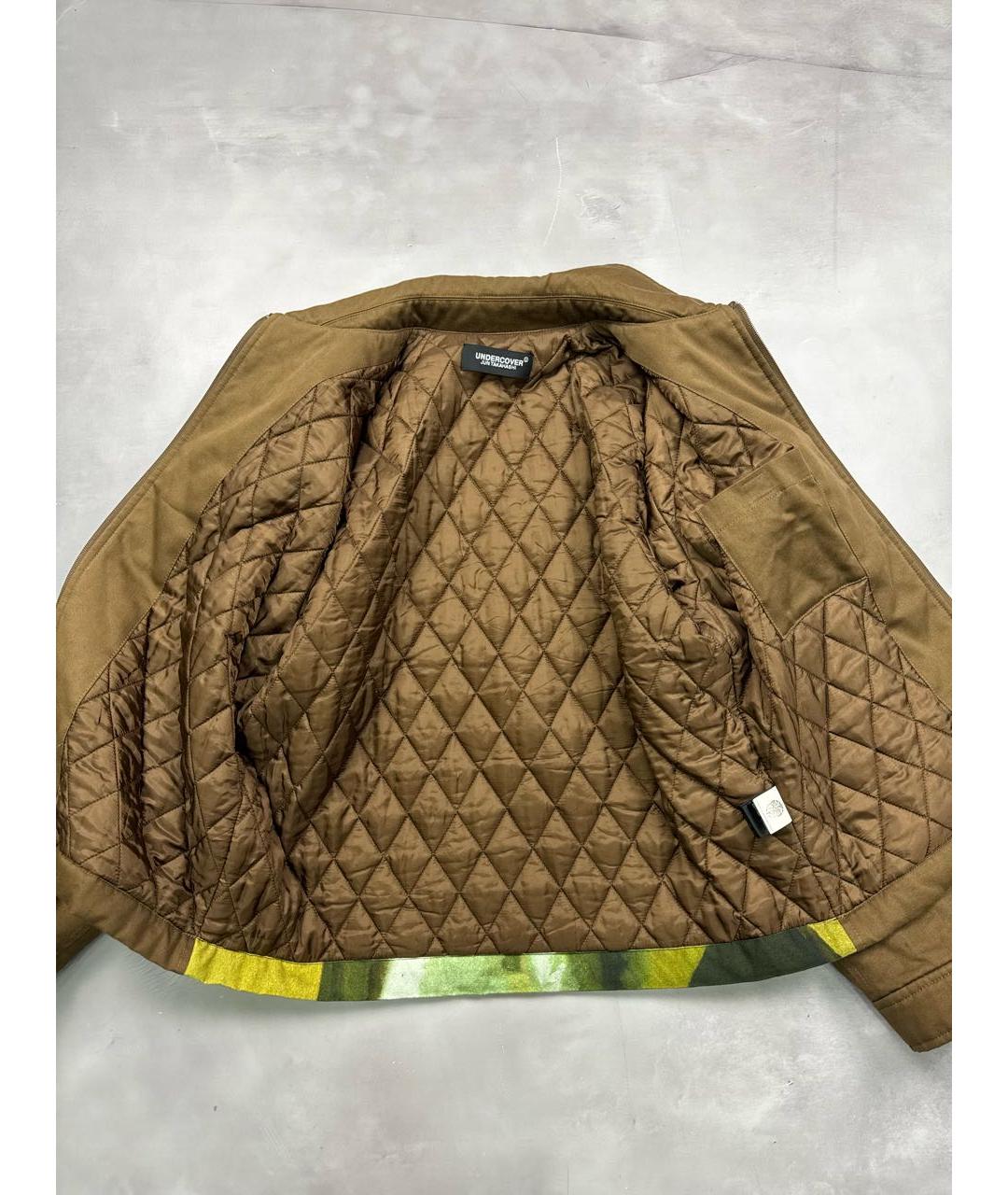 UNDERCOVER Коричневая полиэстеровая куртка, фото 6