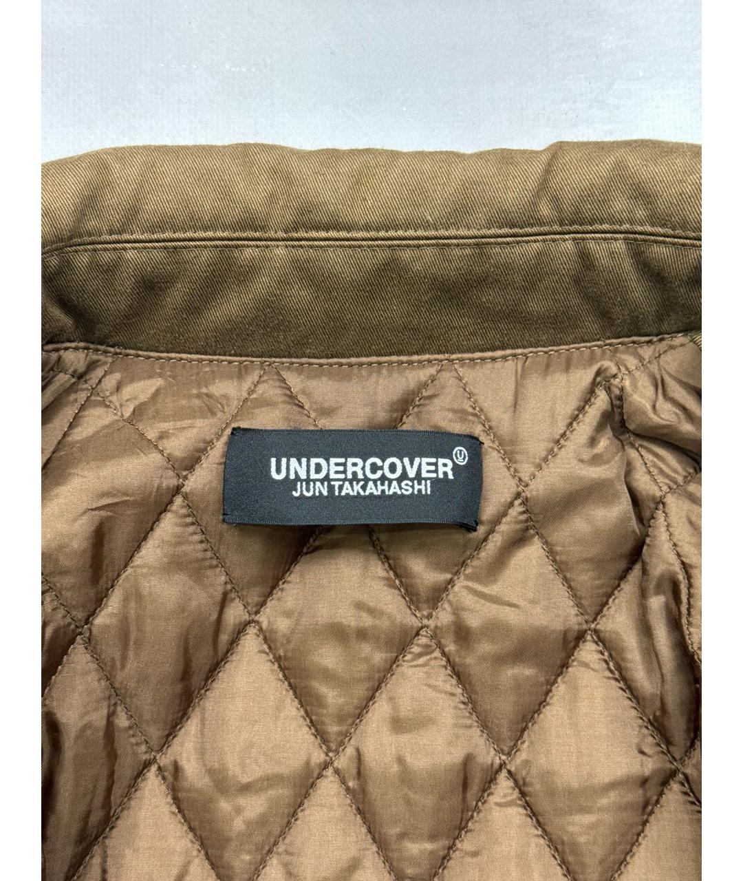 UNDERCOVER Коричневая полиэстеровая куртка, фото 7