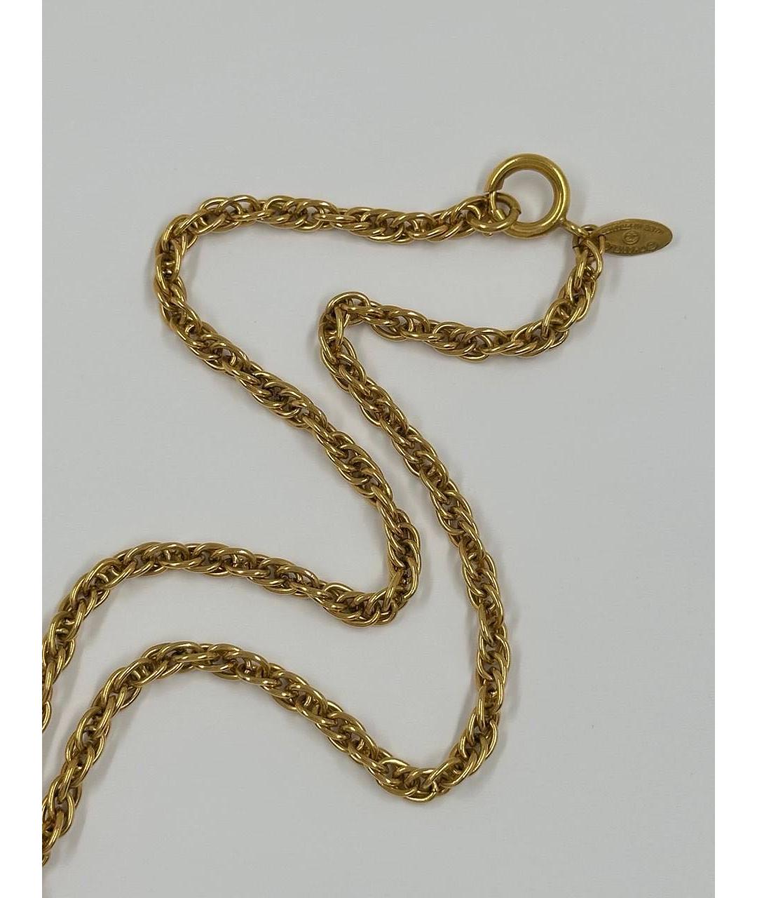 CHANEL Золотой позолоченный кулон, фото 3