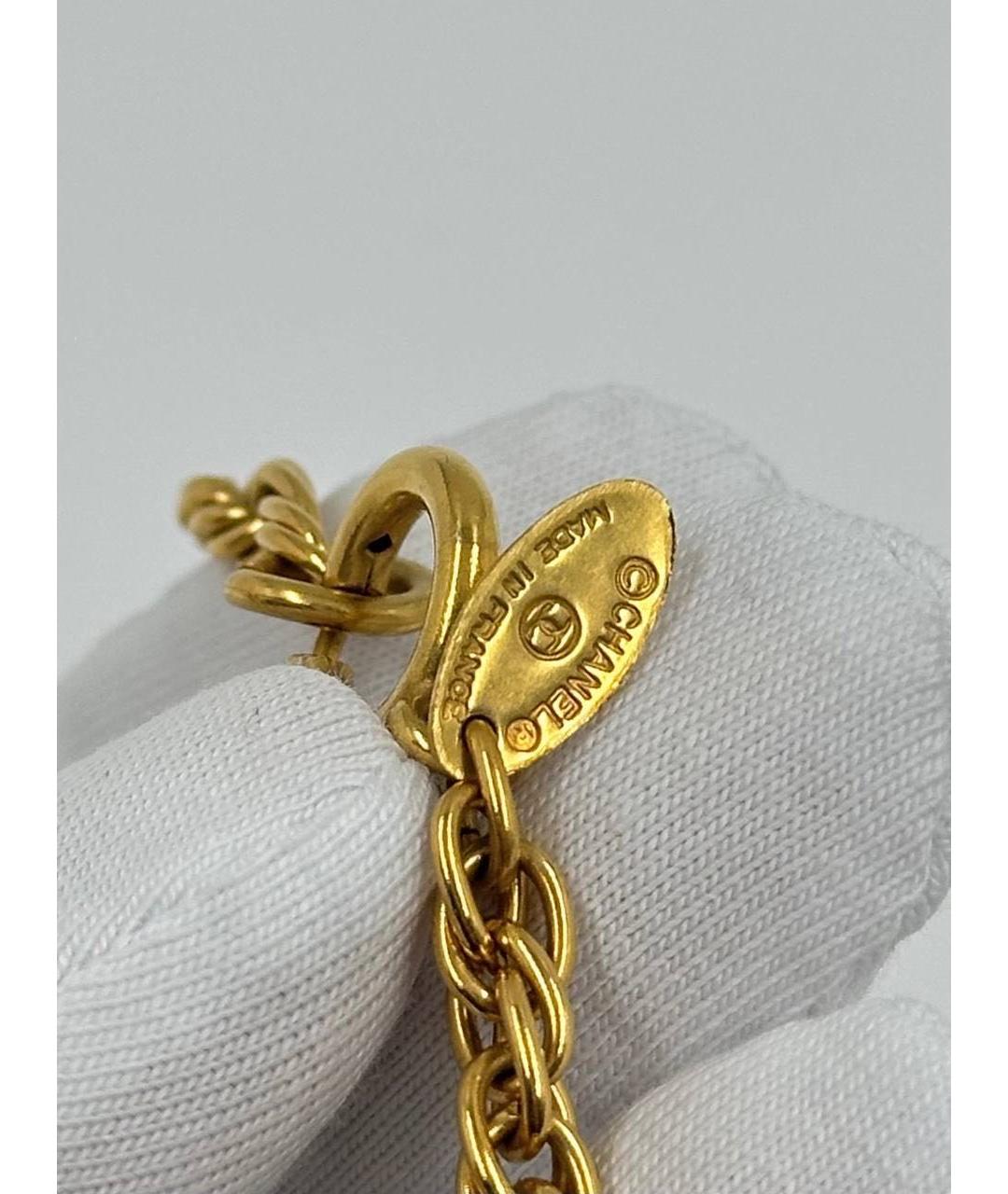 CHANEL Золотой позолоченный кулон, фото 7